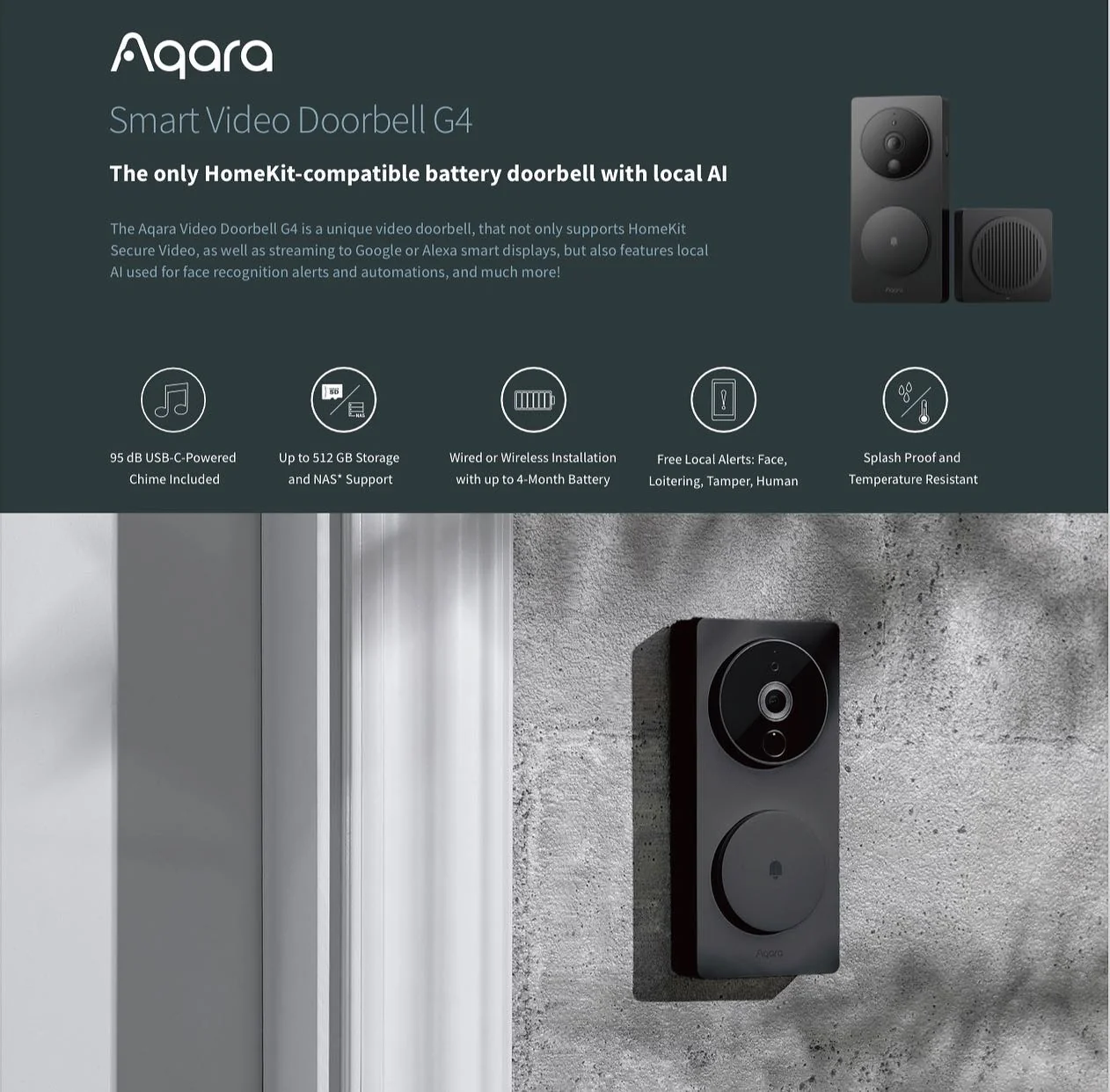 Aqara Smart Video Doorbell G4 - Image 2