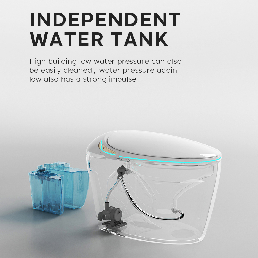 Smart Toilet with Auto Sensor & Bidet - Image 4