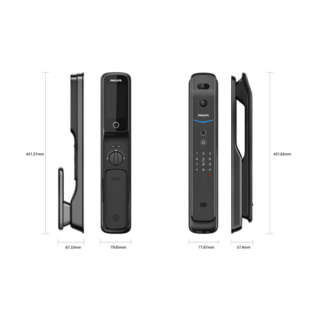 Philips DDL709-FVP-7HWS Facial Recognition Lock - Image 4