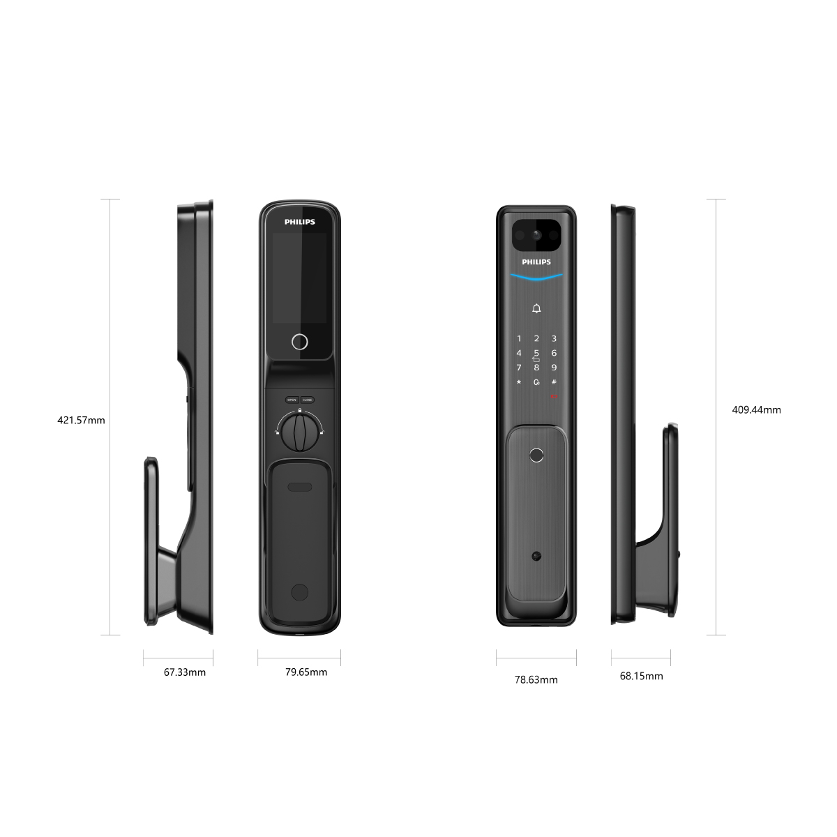 Philips Alpha-VP-5HWS Smart Lock with Video Viewer - Image 4